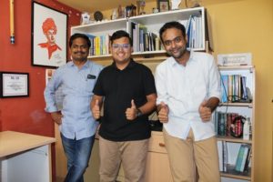 Ragav Vu3VWR, Poojith Vu3YPP, Suresh VU2XSK